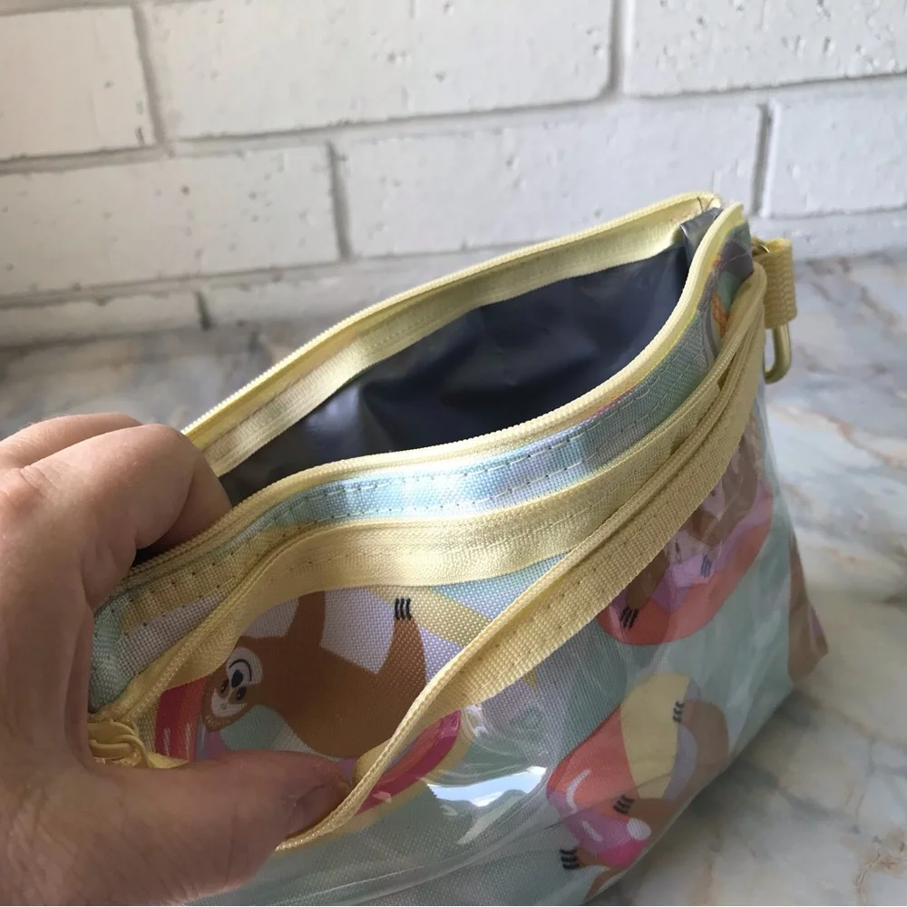 Thirty One Pencil Makeup Pouch Accessories Pool Day Sloths